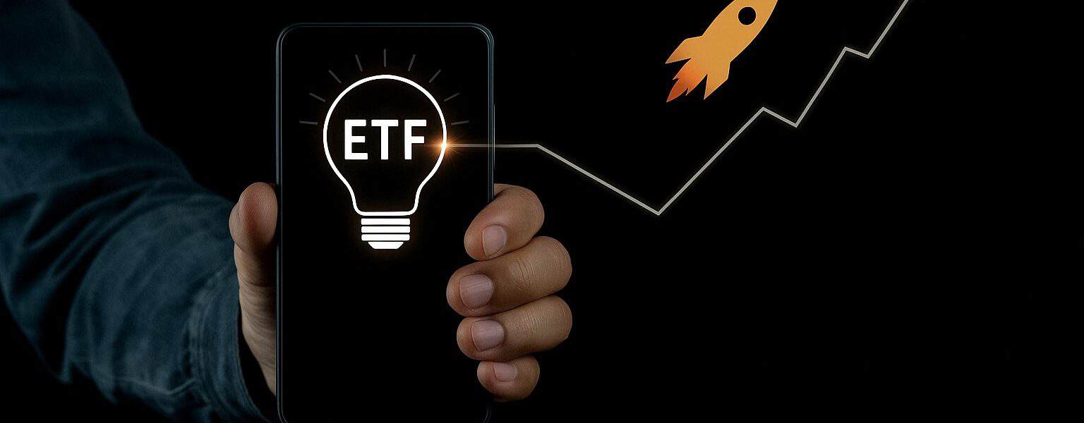VanEck’s NODE ETF icon rising from a digital infrastructure grid, with a Cayman Islands flag subtly in the background, symbolizing its offshore exposure strategy.