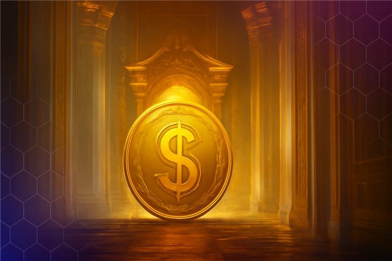 Tether Gold (XAUT) token with certified gold bars and a rising market cap graph, representing the official 7.7-ton reserve confirmation.