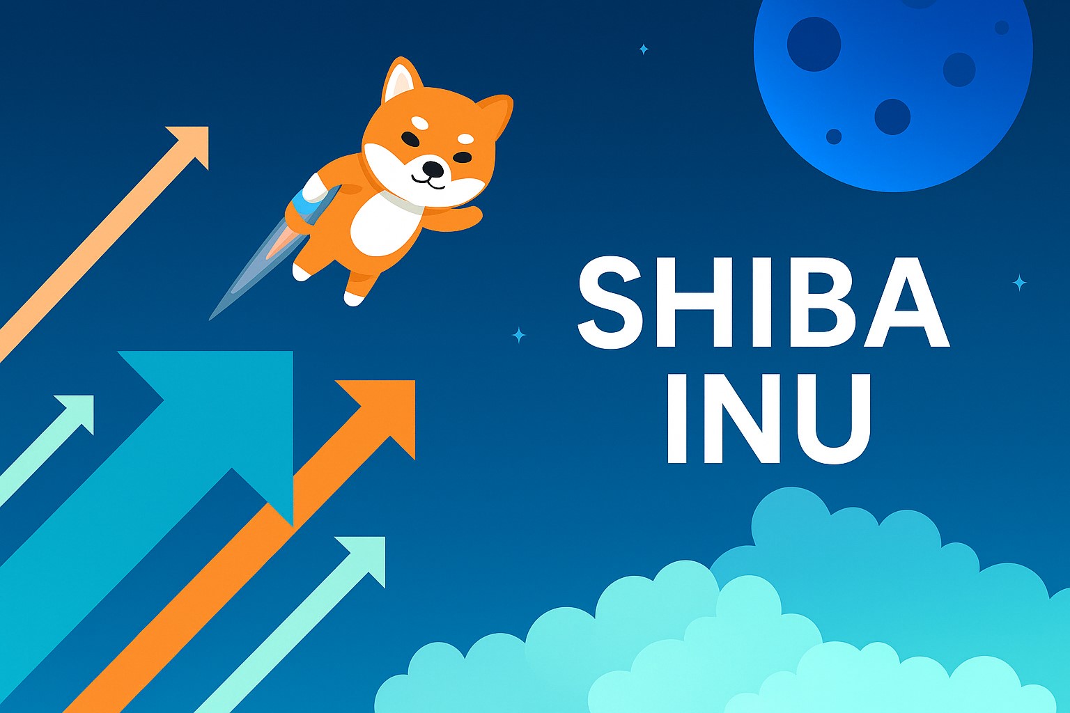Shiba Inu token surrounded by falling candlestick charts and global risk icons, illustrating technical weakness and macroeconomic pressures facing SHIB.