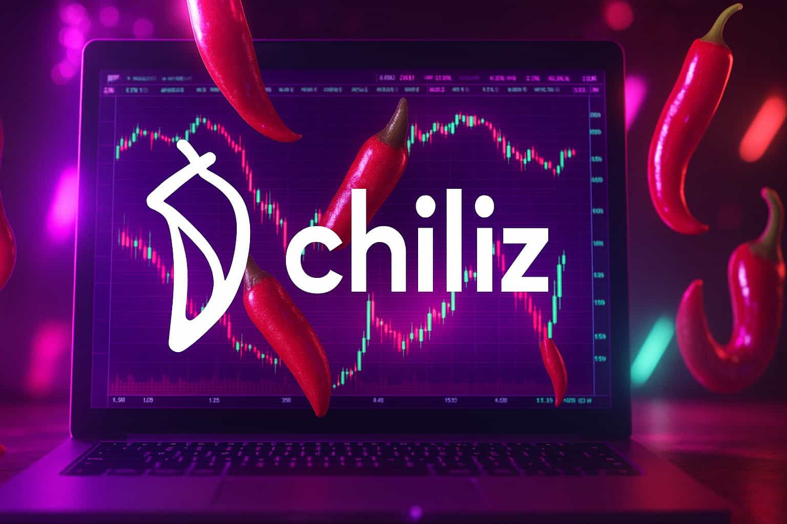 Chiliz logo on a soccer pitch overlaying the U.S. map, with SEC building in the background—symbolizing the brand’s regulatory comeback effort ahead of the World Cup.