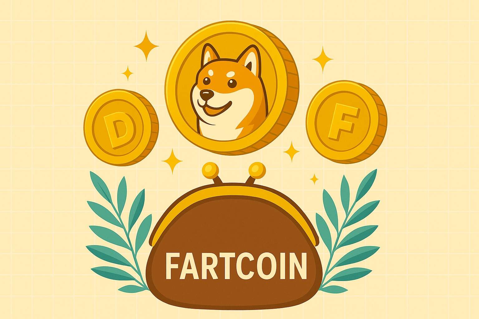 Bonk and Fartcoin mascots racing on a meme coin track with price charts in the background, symbolizing rising momentum during meme coin season.
