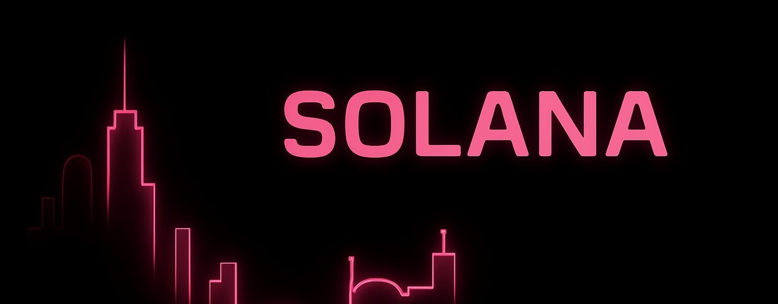 SOL Strategies logo alongside Solana validator nodes and financial contract graphics, representing the $500M stake-backed financing initiative.