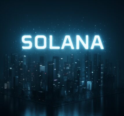 DeFi Development team with Solana tokens and a $1 billion investment plan graphic, symbolizing strategic realignment under new crypto-centric leadership.