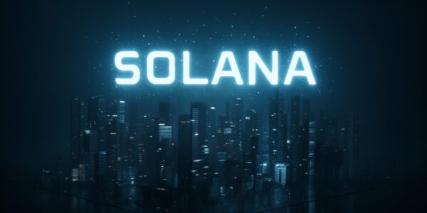DeFi Development team with Solana tokens and a $1 billion investment plan graphic, symbolizing strategic realignment under new crypto-centric leadership.