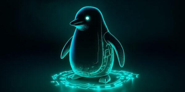 PENGU token chart spiking upward alongside vibrant NFT marketplace activity, symbolizing rising momentum across both NFTs and token trading.