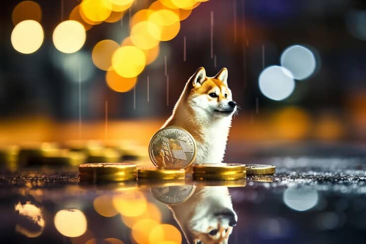 Voxies and Broccoli tokens highlighted on surging green price charts, with Dogecoin trailing in red—illustrating contrasting momentum among popular altcoins.