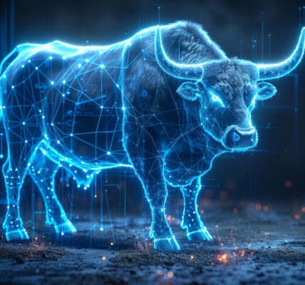 Parfin and Taurus logos connected over a digital interface, symbolizing the launch of an all-in-one institutional platform for secure digital asset management.
