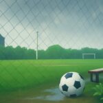 FIFA logo embedded in a custom blockchain framework, with NFTs in the background and control levers in the foreground—symbolizing FIFA’s broader push for digital sovereignty.