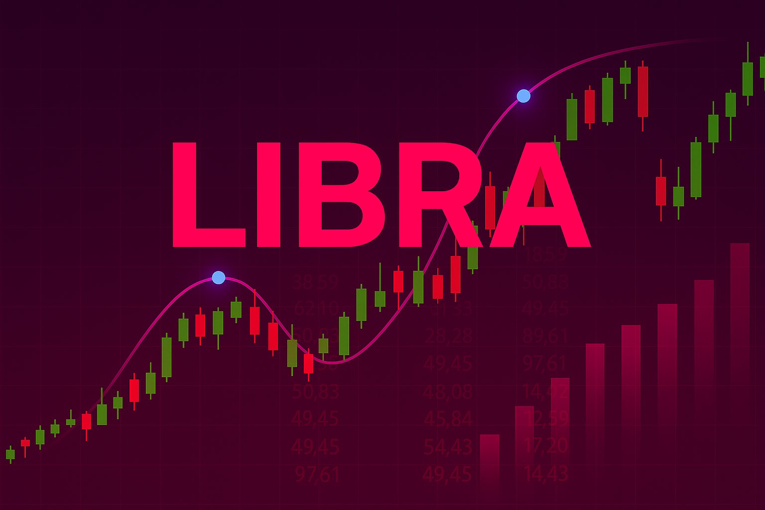 Empty courtroom seats with Milei Siblings’ names and LIBRA coin symbols, representing the escalating investigation into the alleged crypto scam.