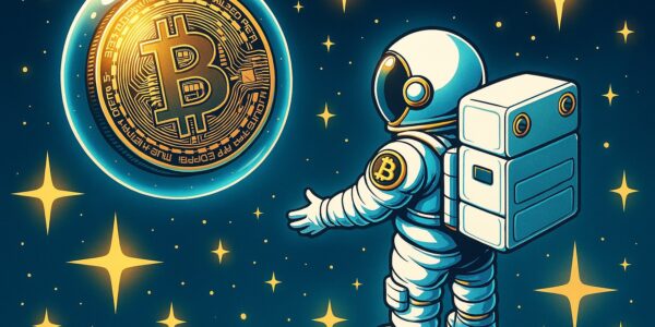 Bitcoin chart peaking at $111K with Pizza Day visuals, institutional logos, and market volatility indicators, representing bullish sentiment despite a turbulent backdrop.