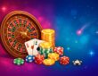 Lucky Green Casino interface showing side-by-side visuals of welcome bonuses (deposit match, free spins) and loyalty rewards (VIP tiers, cashback), illustrating a head-to-head value comparison.