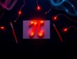 Pi Network logo with downward price chart and highlighted insider wallet transfers, suggesting transparency issues and a bearish market sentiment.