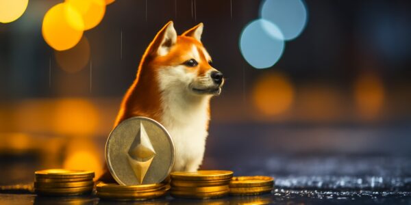 A crypto whale icon collecting $BONE tokens under the Shibarium banner, with a spotlight on airdrop symbols—suggesting a potential strategy taking shape.