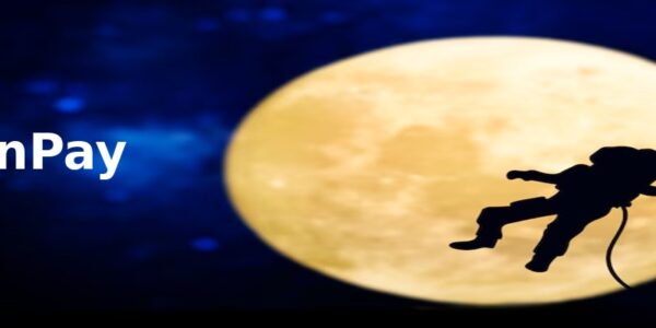 MoonPay logo linked to TRON token and payment gateway icons, highlighting the expansion of TRX accessibility for U.S. users through MoonPay’s network.