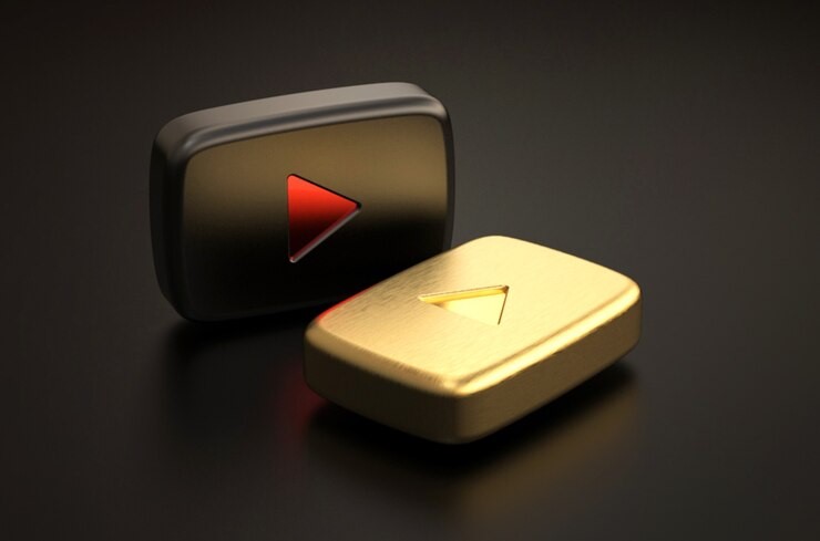 YouTube screen showing Roxom TV’s ban notice with gambling and crypto icons crossed out, illustrating policy enforcement on content involving high-risk financial topics.