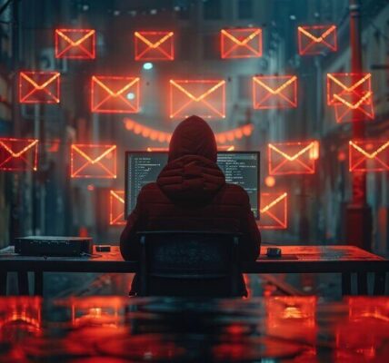Warning graphic featuring a fake Ledger-branded letter, infected USB device, and malware alert symbols, representing an escalating threat to crypto users.