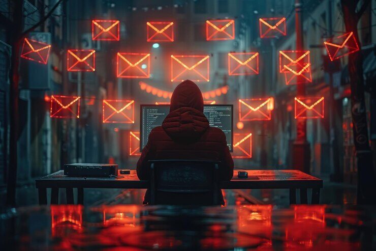 Warning graphic featuring a fake Ledger-branded letter, infected USB device, and malware alert symbols, representing an escalating threat to crypto users.