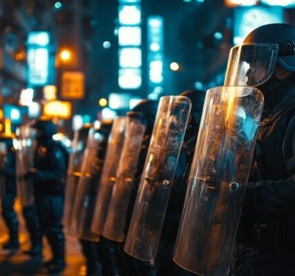 Hong Kong police conducting a raid with seized crypto assets and $15M in laundered funds, representing a major crackdown on financial crime.